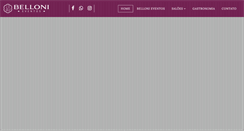 Desktop Screenshot of bellonieventos.com.br