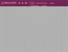 Tablet Screenshot of bellonieventos.com.br